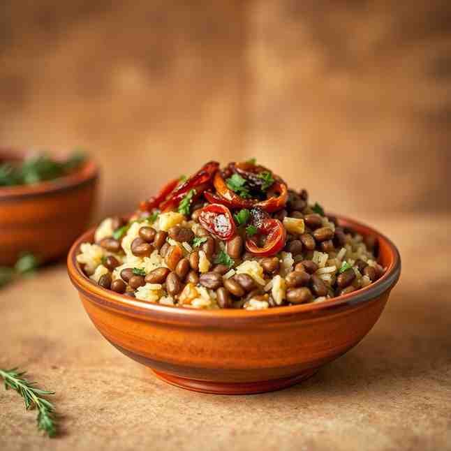 Classic Mujadara - Best Lentils & Rice Recipe (Vegan)